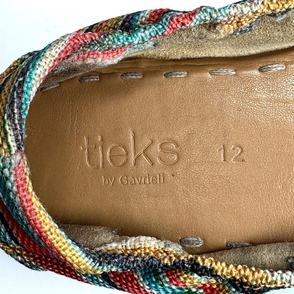 Tieks by Gavrieli Sunset Stripe Ballet Flats Women's 12 Foldable Travel Shoes - Picture 5 of 13